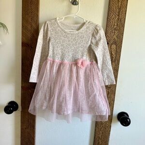 Est 1989 Place 4T TuTu Long Sleeve Shirt Dress
